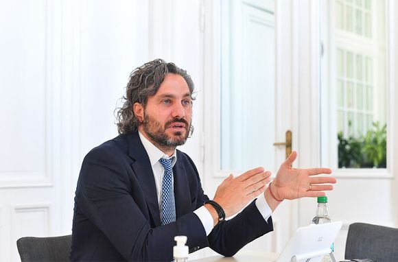 Cafiero denunció que "hay una gran operación" contra Alberto Fernández