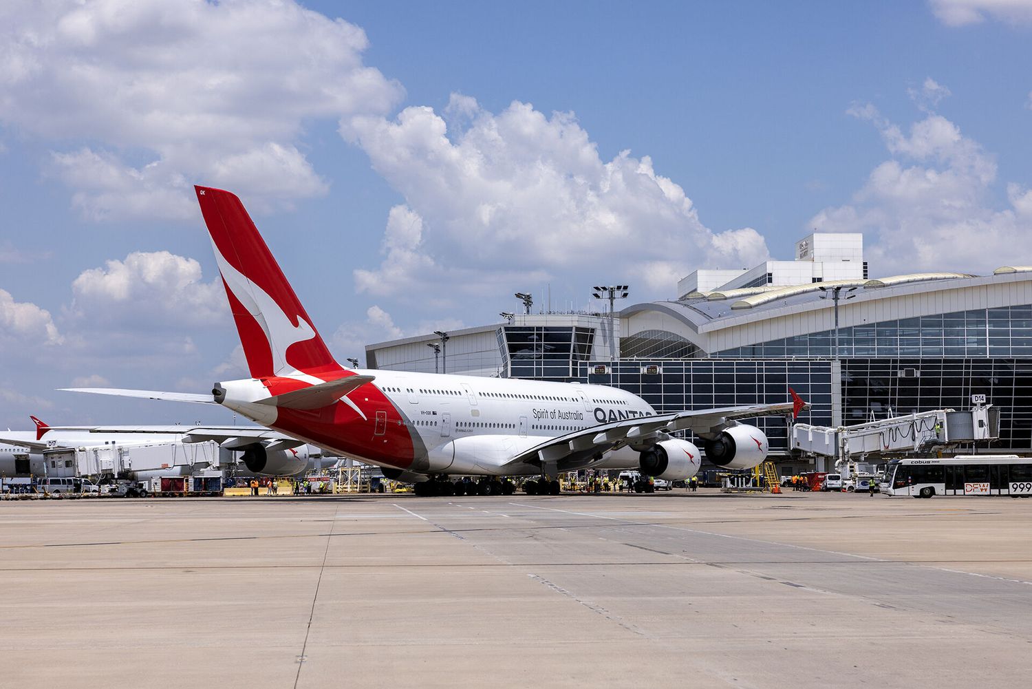 Qantas reanudó sus vuelos con el Airbus A380 a Dallas-Fort Worth