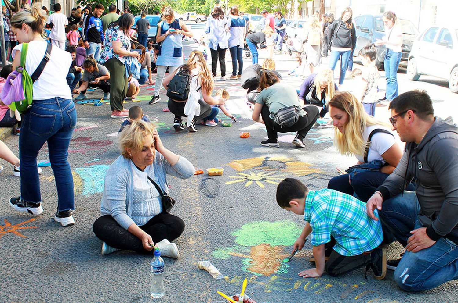Arte en la calle. Contra la violencia