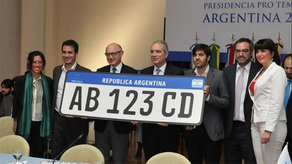 Así será la nueva patente obligatoria del Mercosur a partir de 2016