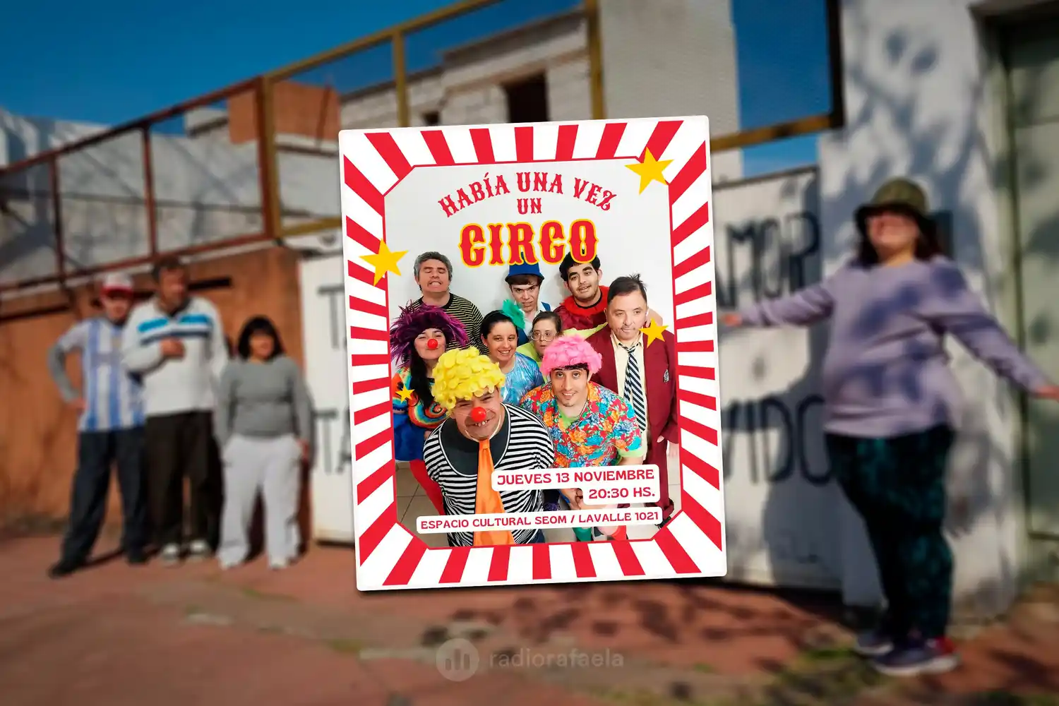 "Había una vez un circo", nueva función teatral del Centro de Día "La Huella": "Esperamos que se colme la sala"