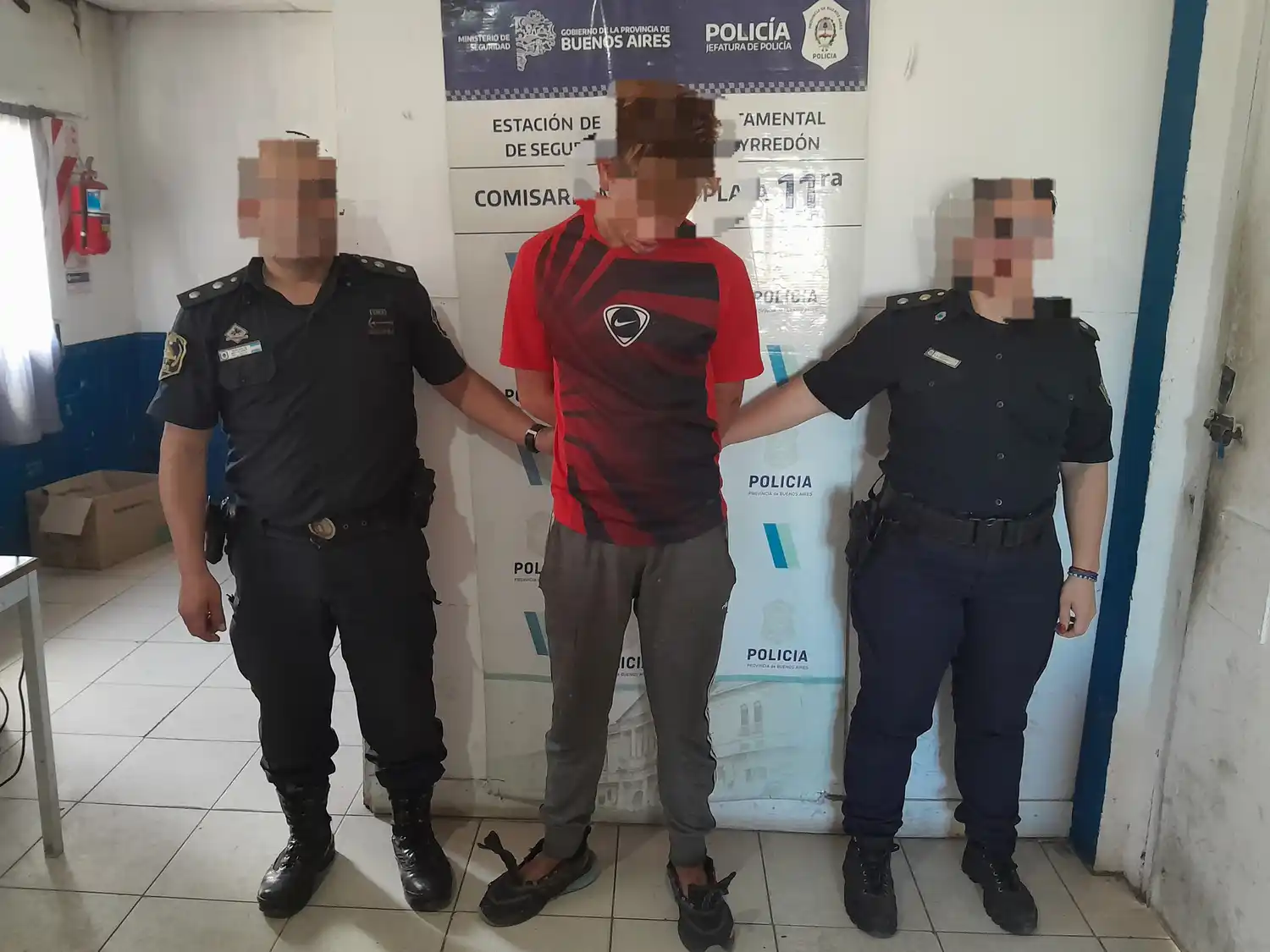 Fue en una unidad de la línea 571 B.