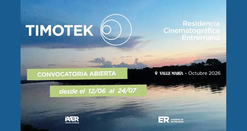 Convocatoria abierta para participar de una Residencia de Guion y Desarrollo de Proyectos Audiovisuales de Entre Ríos