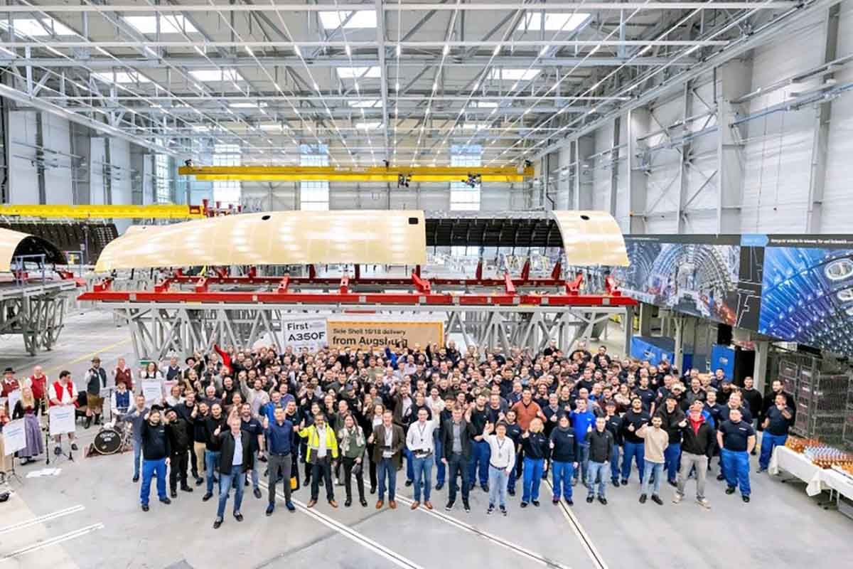 Sections of the First Airbus A350F Arrive in Hamburg, Marking a Key Milestone
