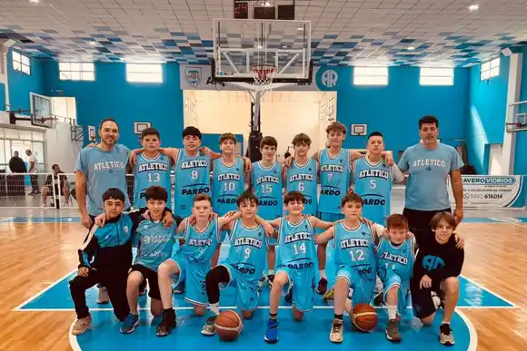 La U13 de Atlético clasificó a la próxima instancia de la Liga Federal