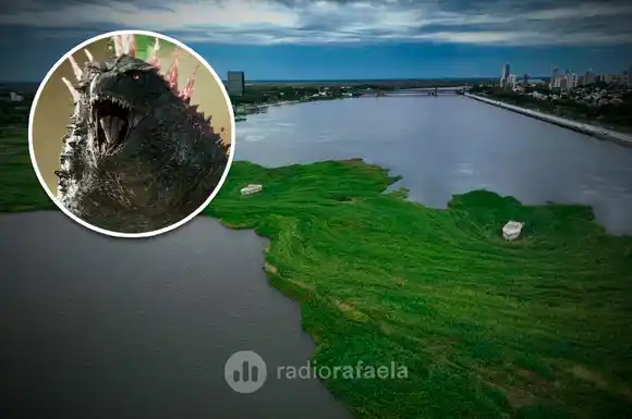 ¿Godzilla en Santa fe?: el famoso monstruo japonés llegó a la Setúbal