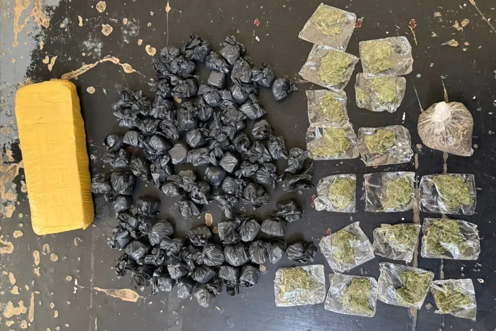 Asalto, ocho detenidos y casi un kilo de marihuana secuestrada en barrio Ludueña