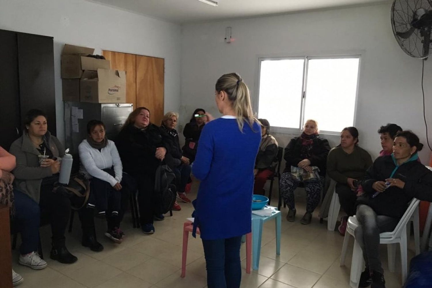 Se realizó un taller de salud bucal en La Cuchilla