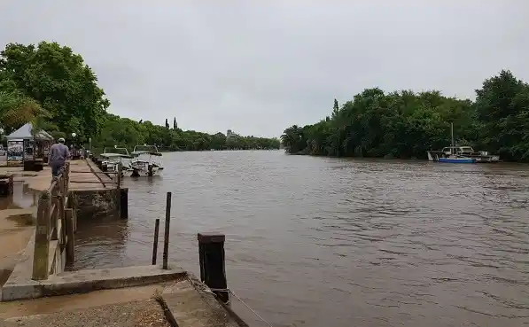 El río continúa creciendo en forma sostenida y sigue en etapa de alerta