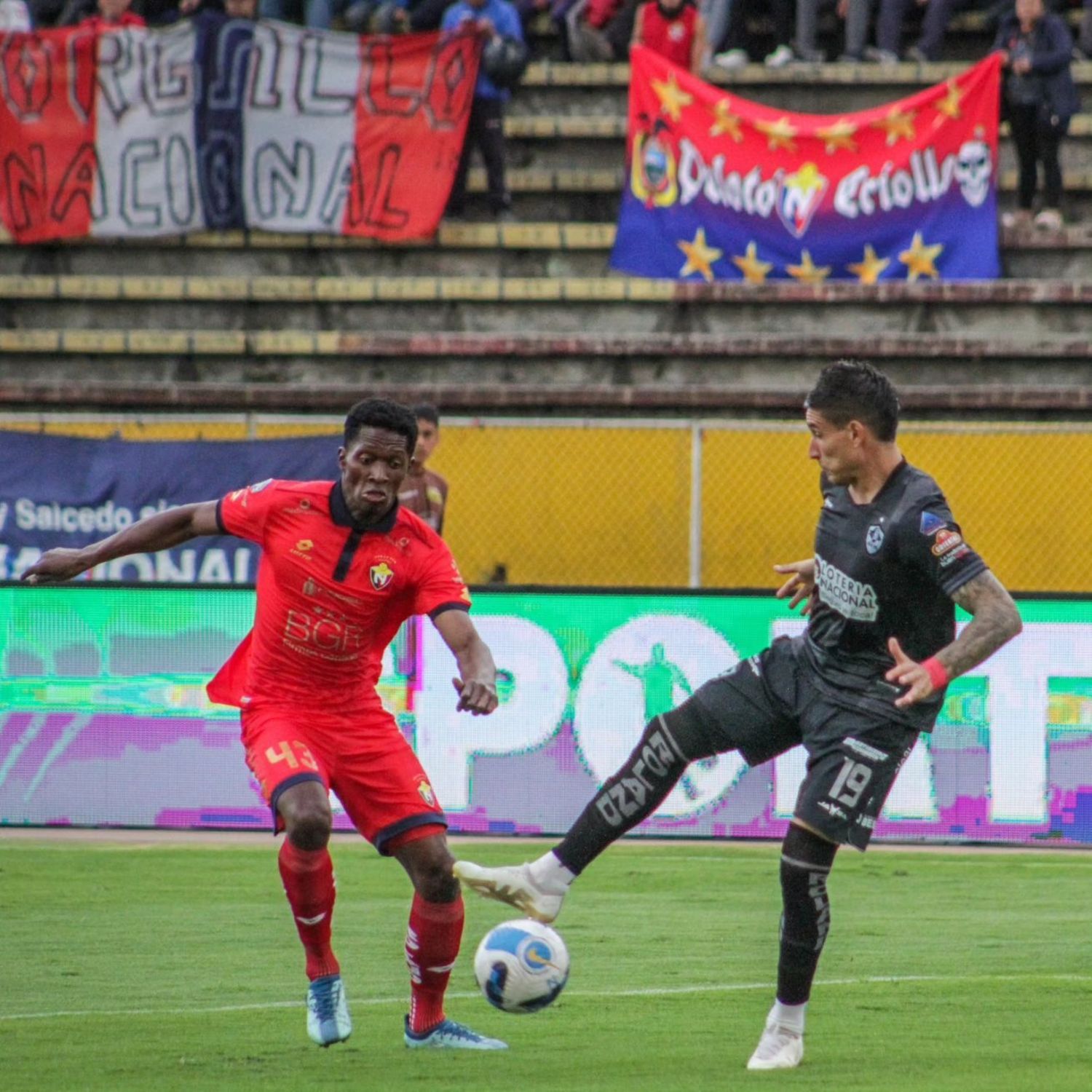 Callejo, en acción en el Atahualpa de Quito.