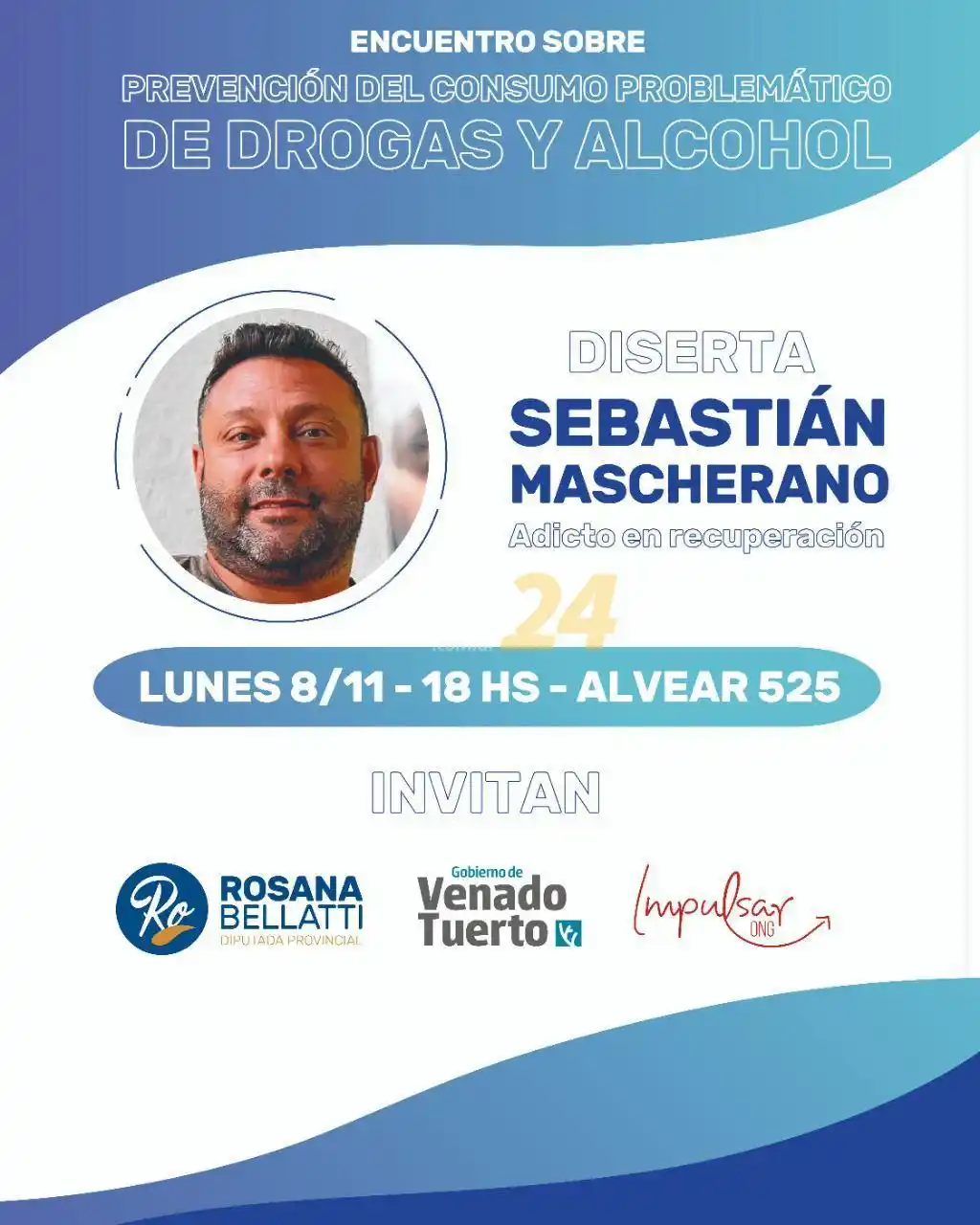 Prevención en adicciones: Sebastián Mascherano disertará en Venado Tuerto