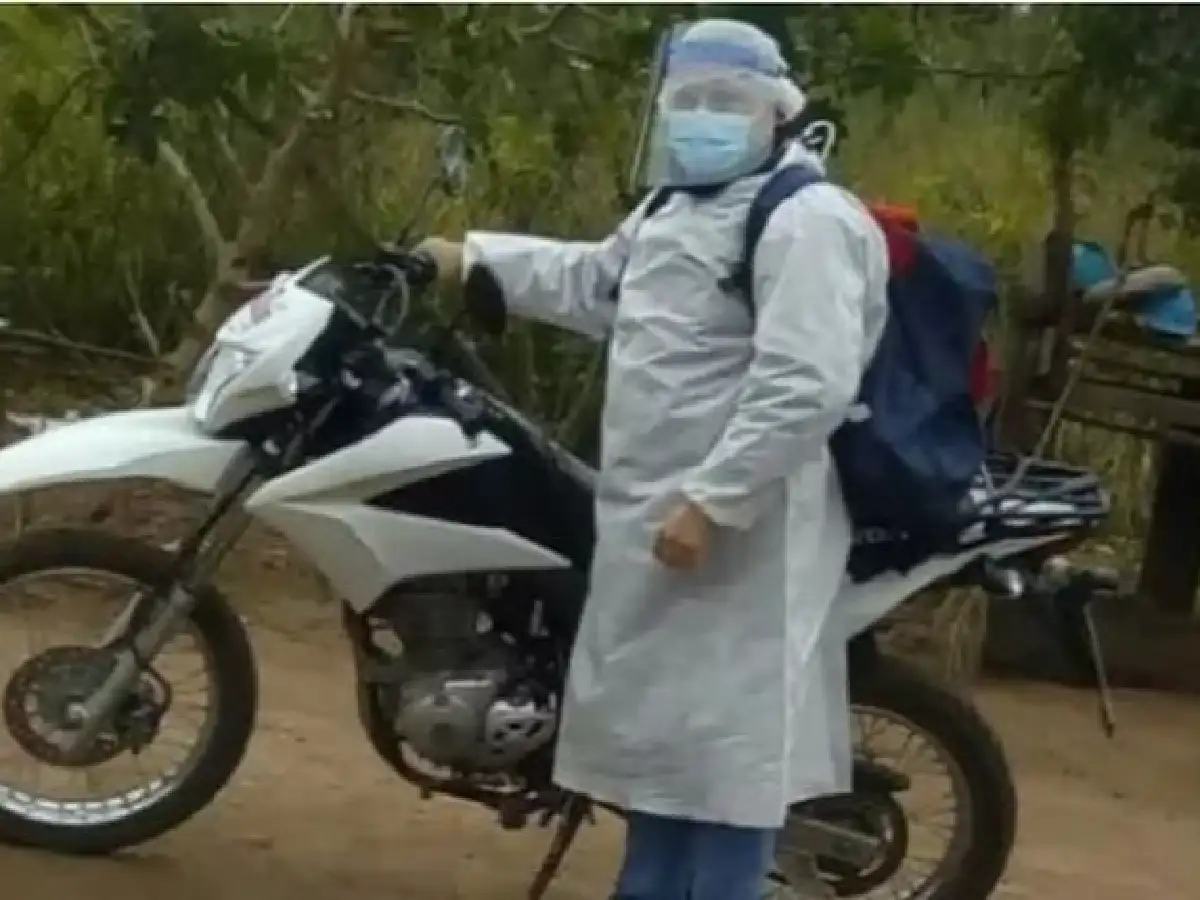 Asaltaron a agente sanitario: dio su moto y salvó las dosis
