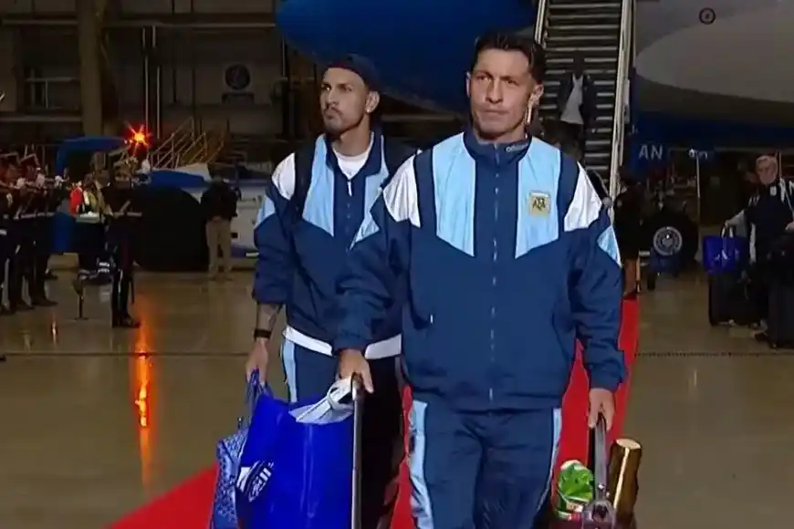 Leandro Paredes y Lisandro Martínez