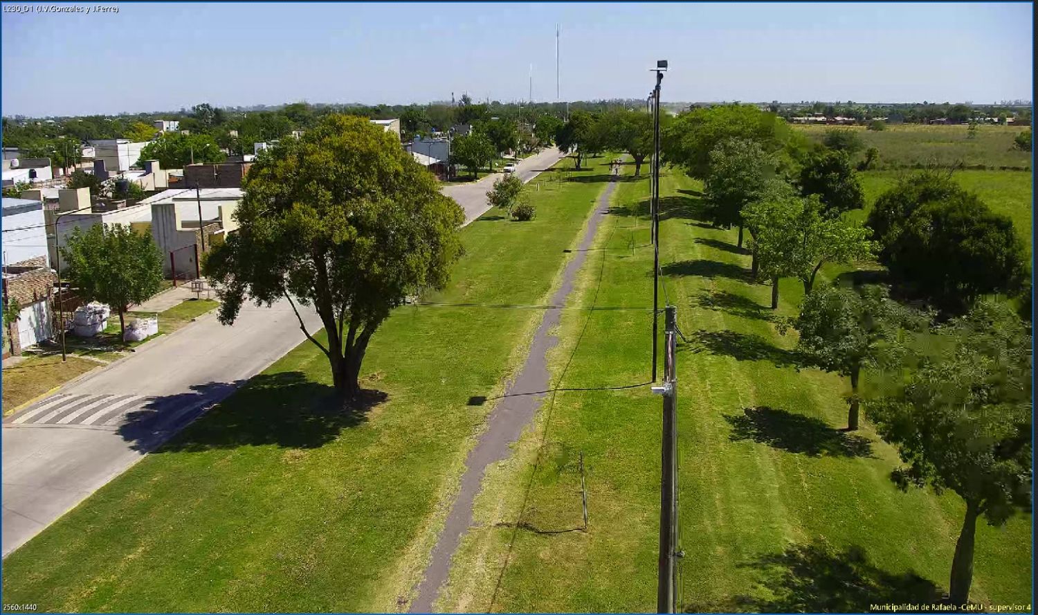 Se pusieron en marcha tres cámaras de video vigilancia