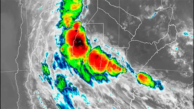 Entre Ríos y otras 14 provincias en alerta por tormentas