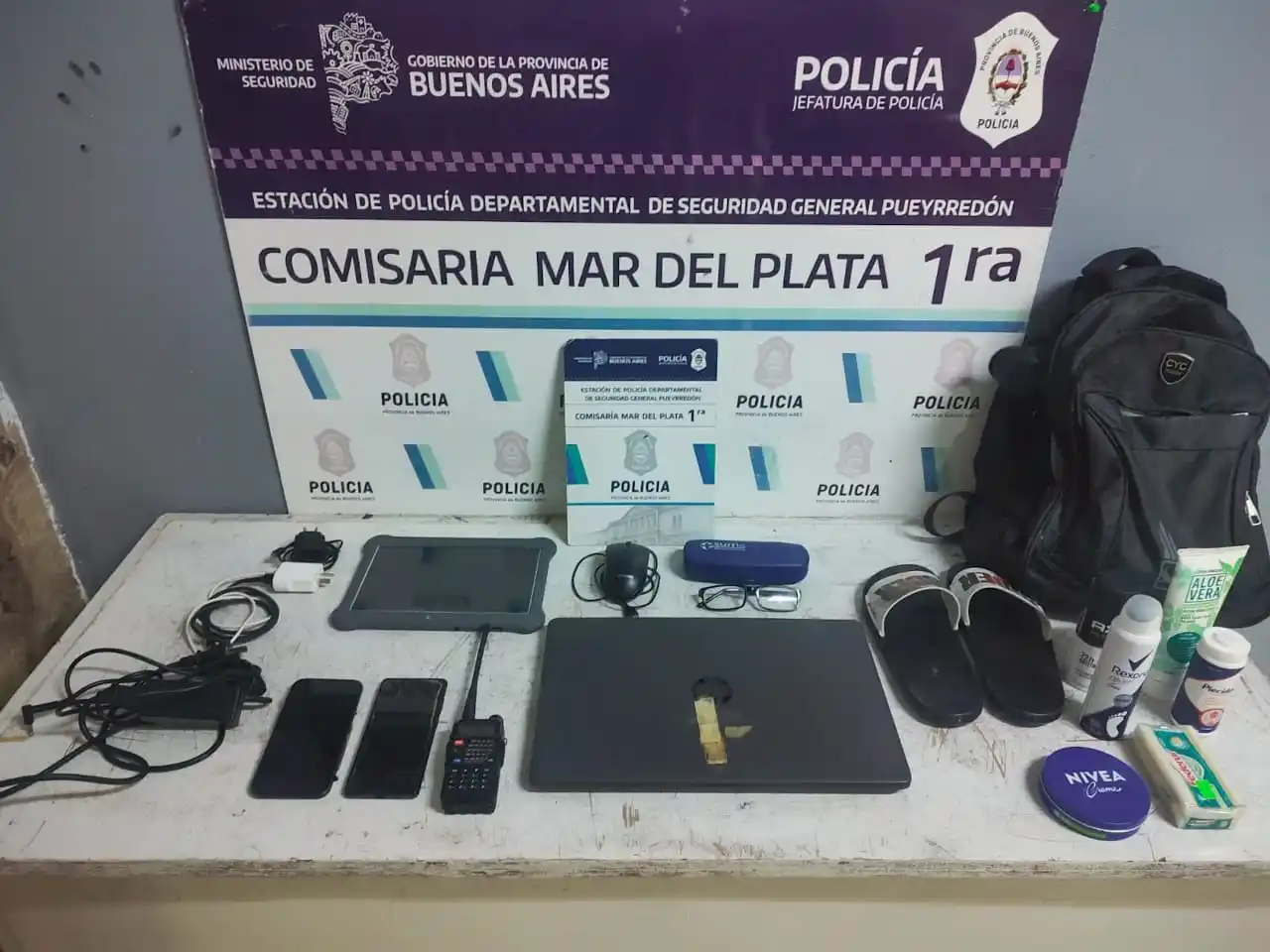 Cayeron dos delincuentes tras robar un auto con inhibidor en Mar del Plata