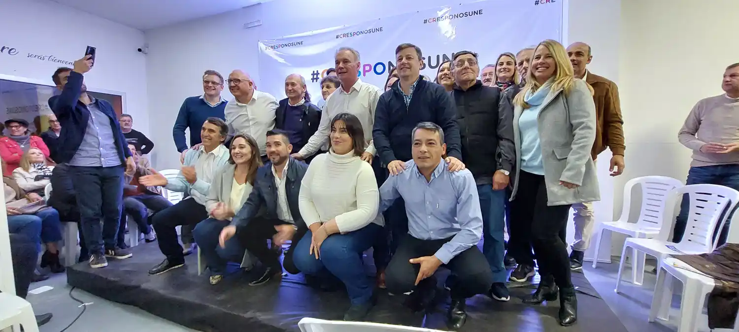 Presentaron oficialmente a los candidatos de Crespo Nos Une
