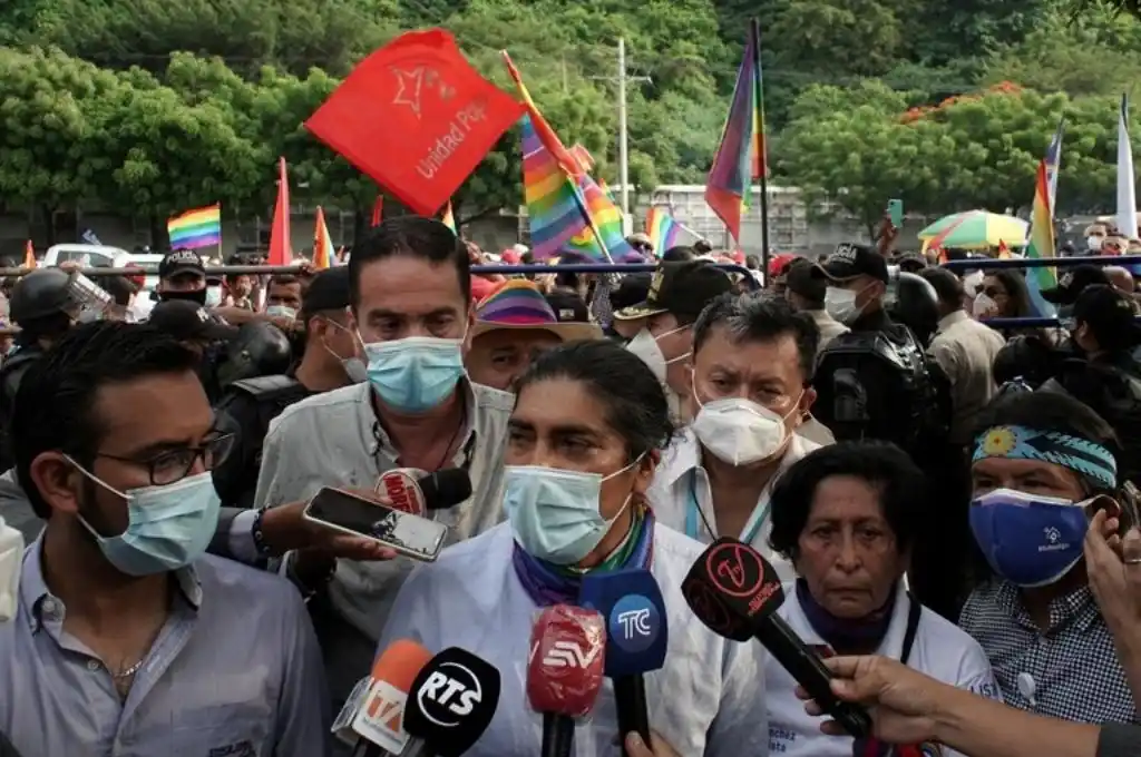 Yaku Pérez acusó a Correa de “meter la mano” en las elecciones de Ecuador