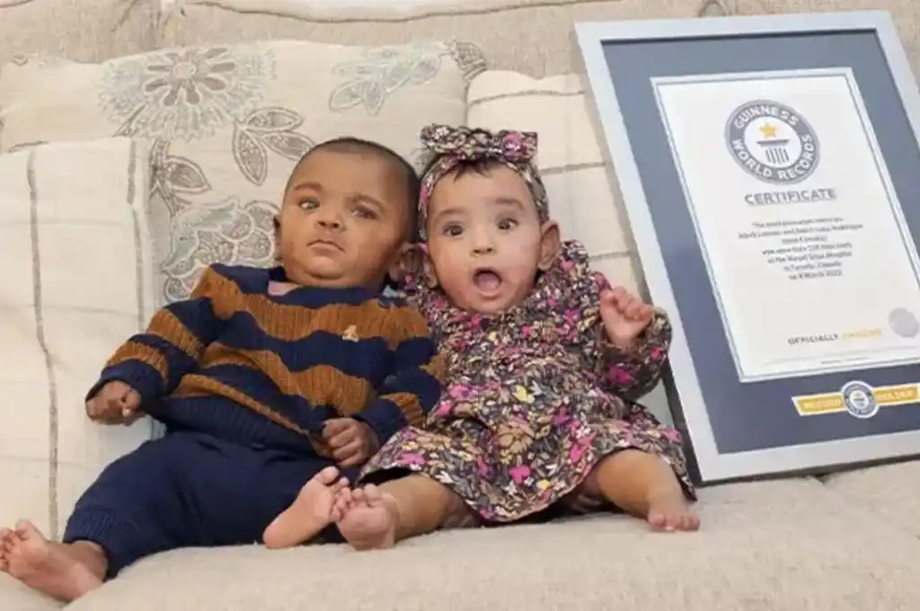 Milagro y récord Guinness para “los mellizos más prematuros” del mundo: nacieron con 22 semanas