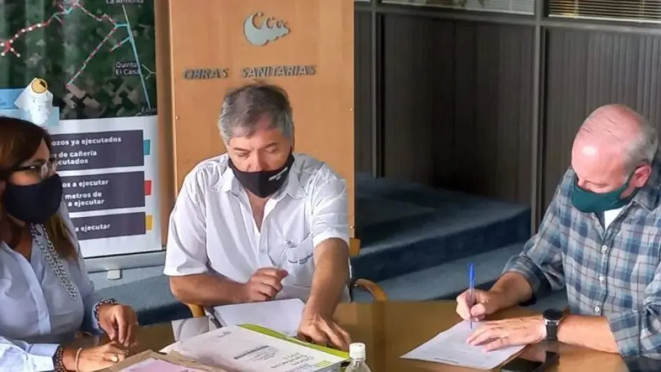 "Esta obra en particular, permite brindarle agua a barrios que no podíamos atender"