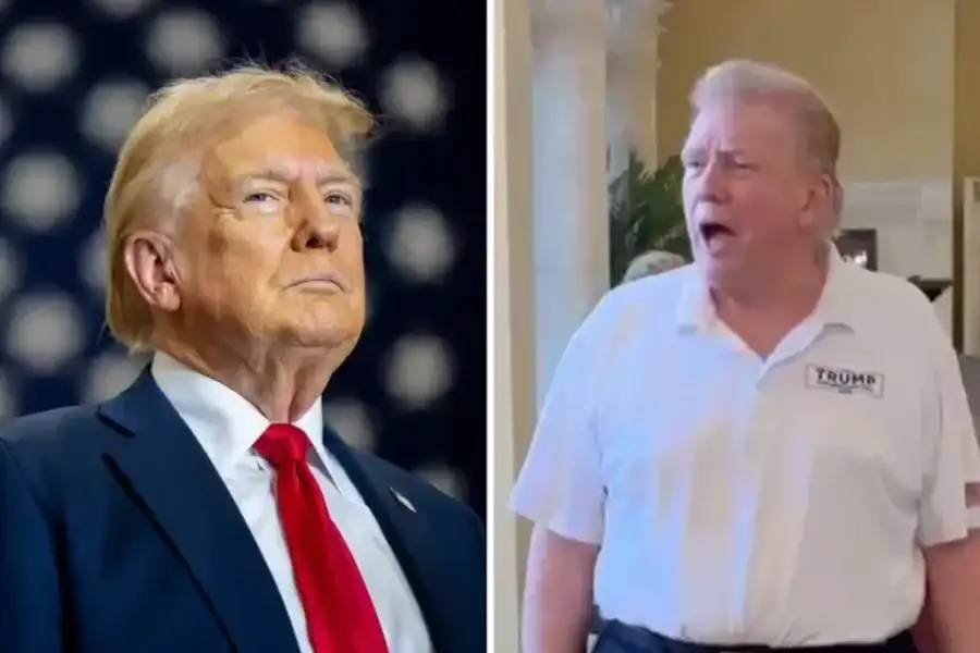 El antes y el después de pasar por la peluquería, de Donald Trump