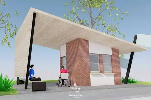 Obra del nuevo acceso a Termas