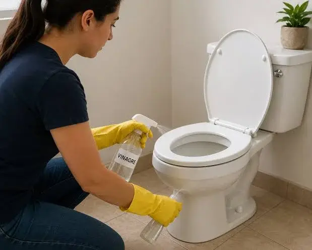 Trucos de limpieza: cómo usar vinagre blanco para el mantenimiento del inodoro