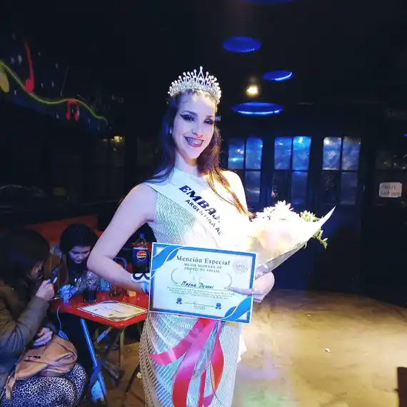 Mayra Denoni fue elegida Embajadora Argentina al Mundo Entre Ríos