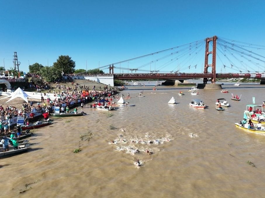 Arrancó la Maratón Santa Fe-Coronda. Foto: Fernando Nicola.