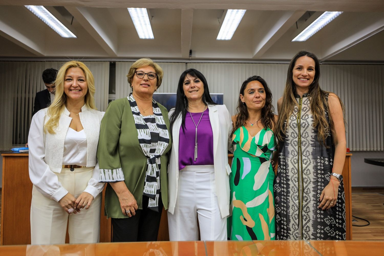 Boidi, Fosatti, Sagardoy, Soltermam y Caruso, concejales de la ciudad
