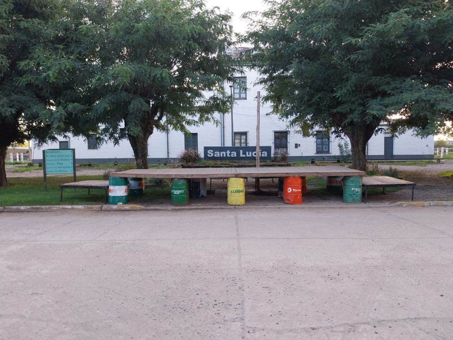 El escenario fue dispuesto en O'Farrell y Doyle, en Santa Lucía.