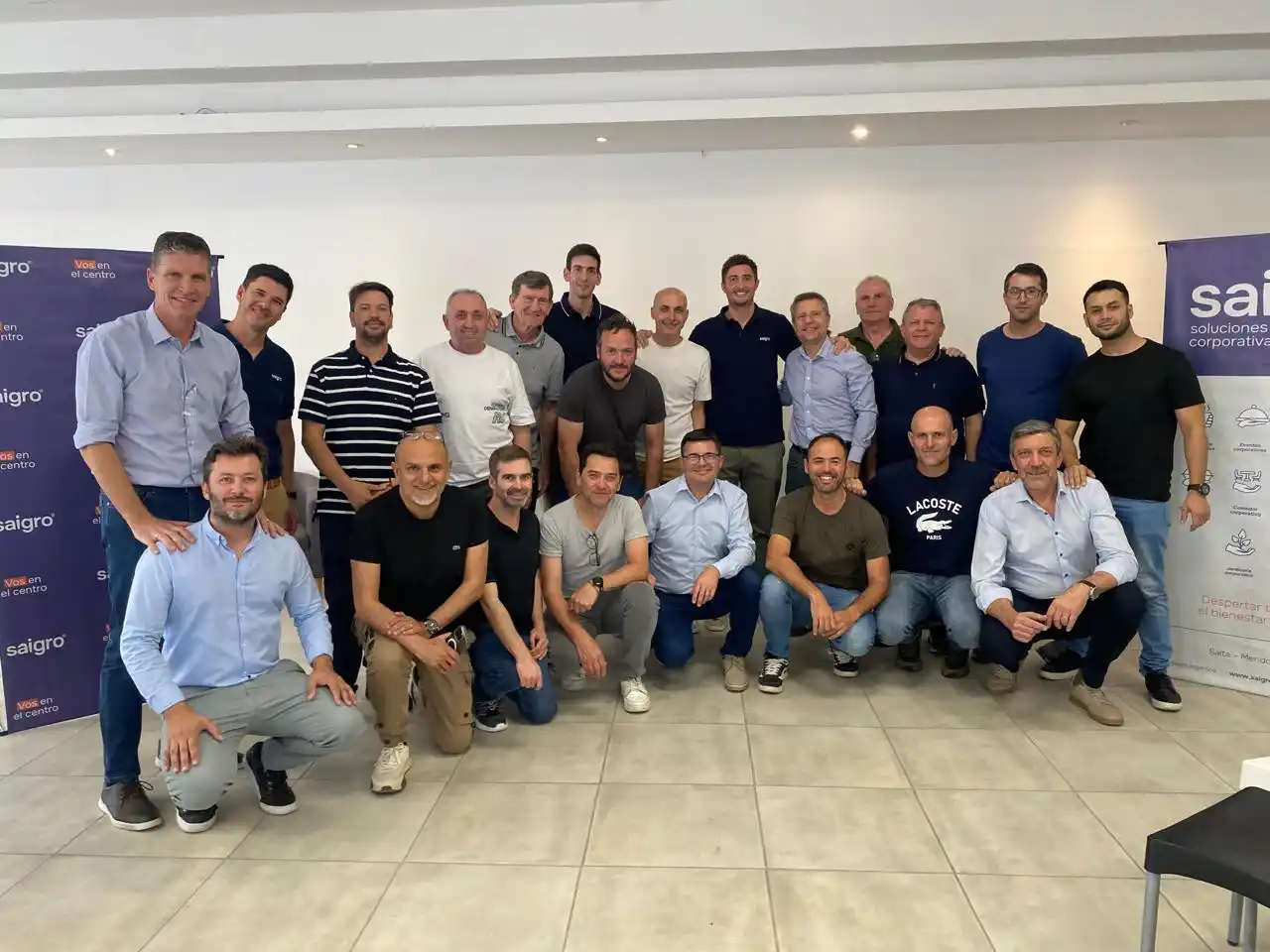 La delegación que viajó a Neuquén.