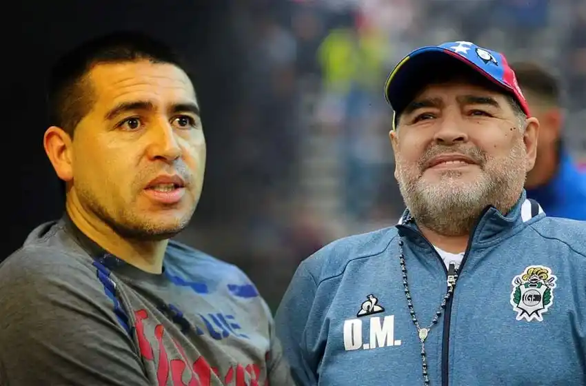 Maradona, durísimo: «Un ídolo como Riquelme no puede venderse al mejor postor»