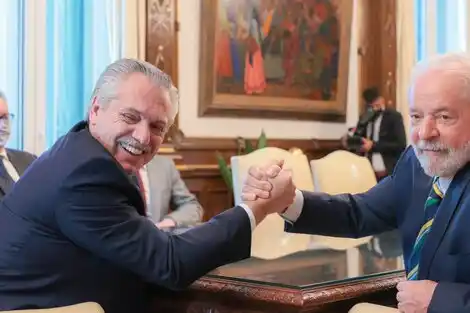 Alberto Fernández en Brasil por el triunfo electoral de Lula