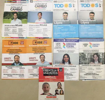 De las PASO a las generales: las variantes en las boletas de los candidatos a la intendencia