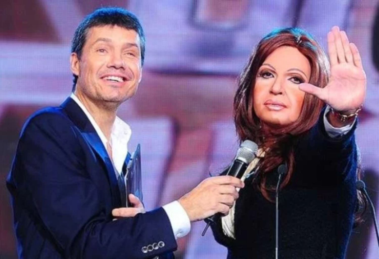 “Cristina Kirchner sigue enojada conmigo por la imitación de Bossi”, aseguró Marcelo Tinelli