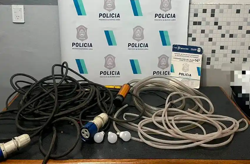 Un carpintero persiguió a un malviviente que le había robado cables en Sierra de los Padres