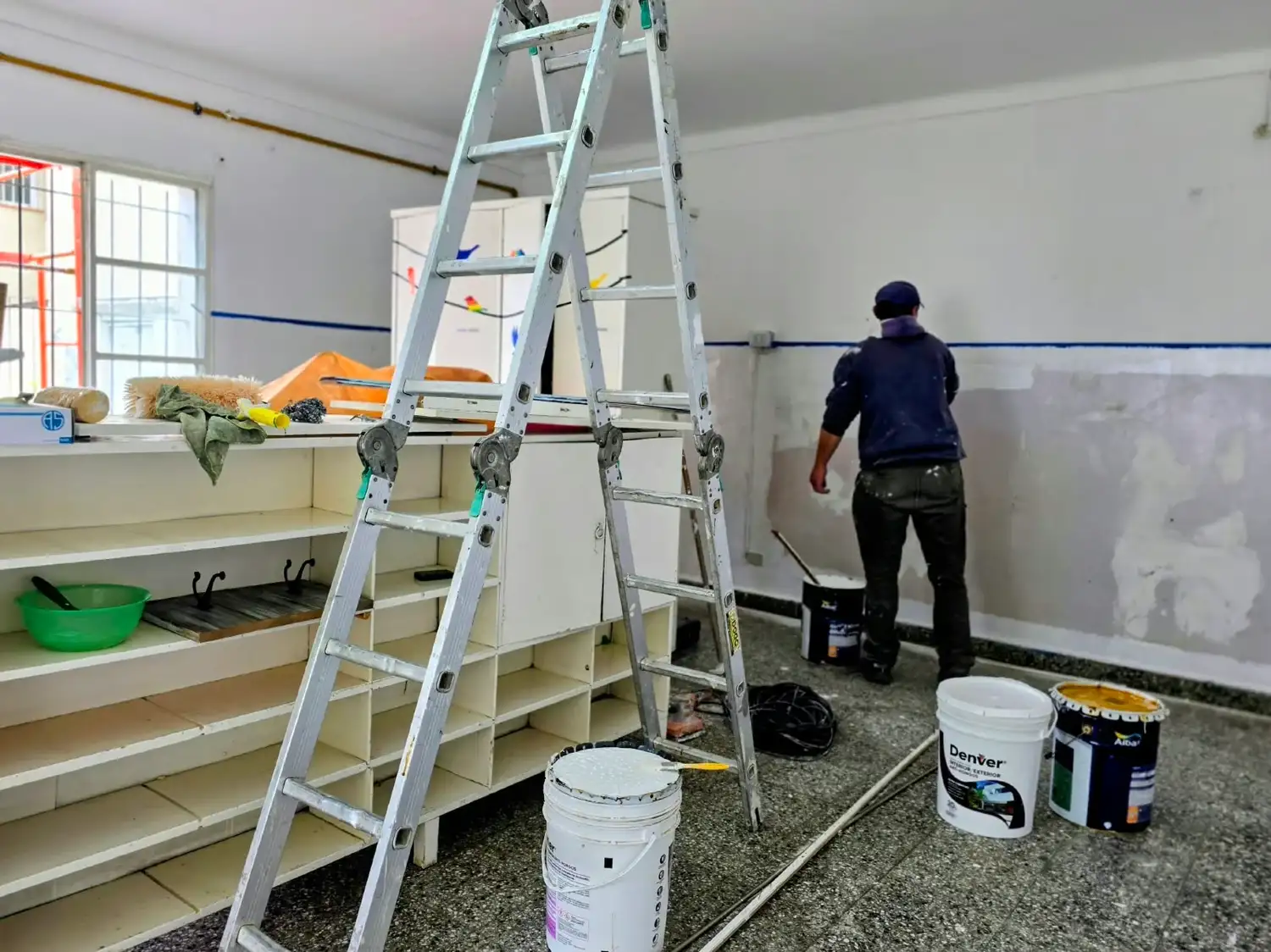 El Municipio avanza con las obras de puesta en valor del Jardín de Infantes Nº 904.