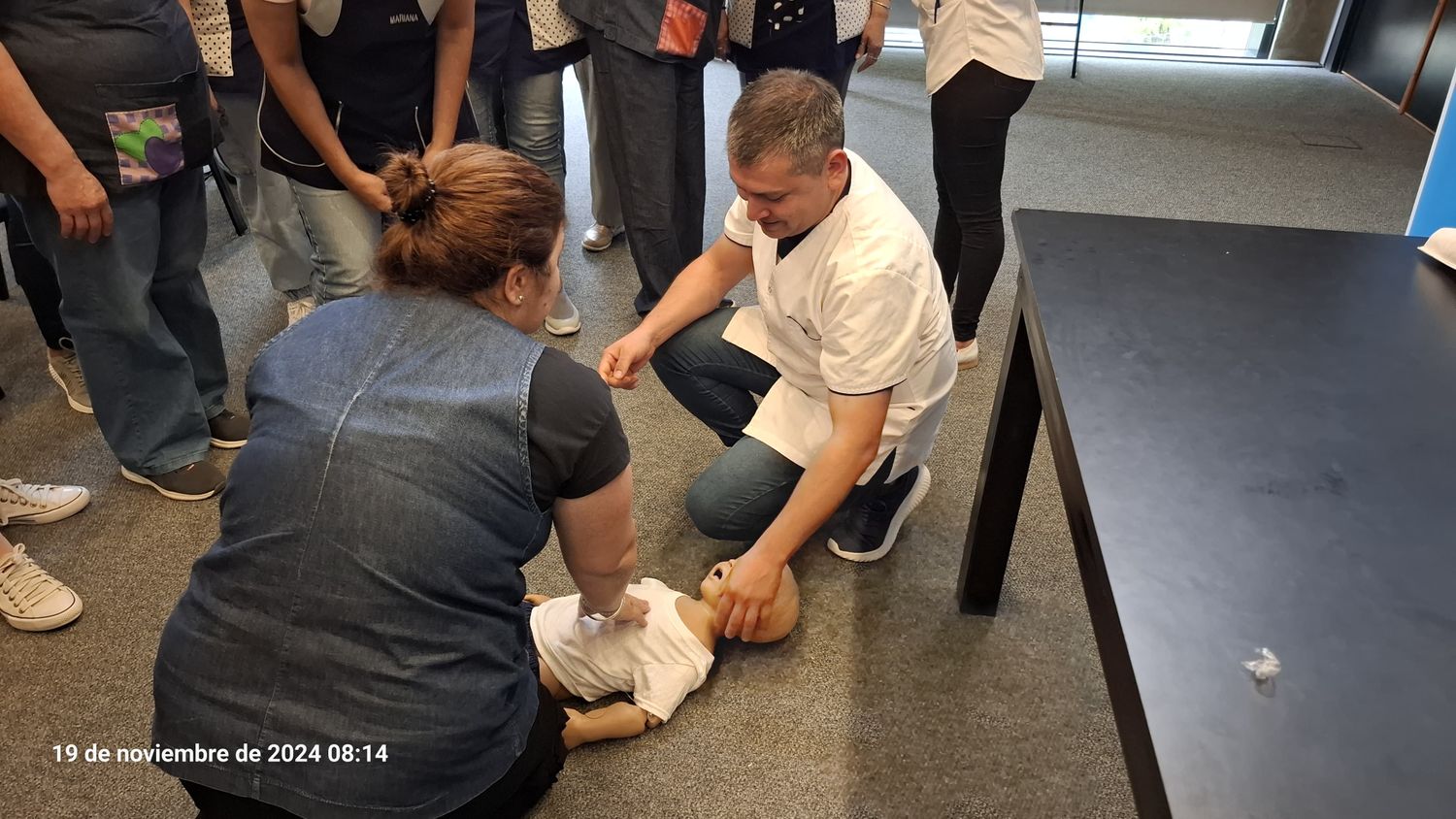 Brindaron capacitación para actuar en emergencias a personal de las guarderías municipales