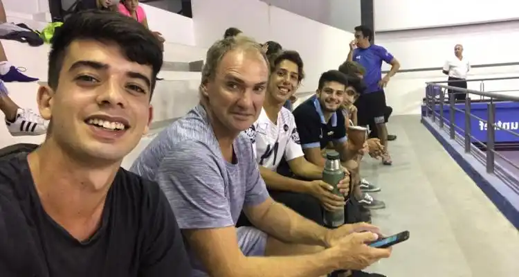 Náutico cerró su pretemporada presenciando un partido de la Liga Argentina