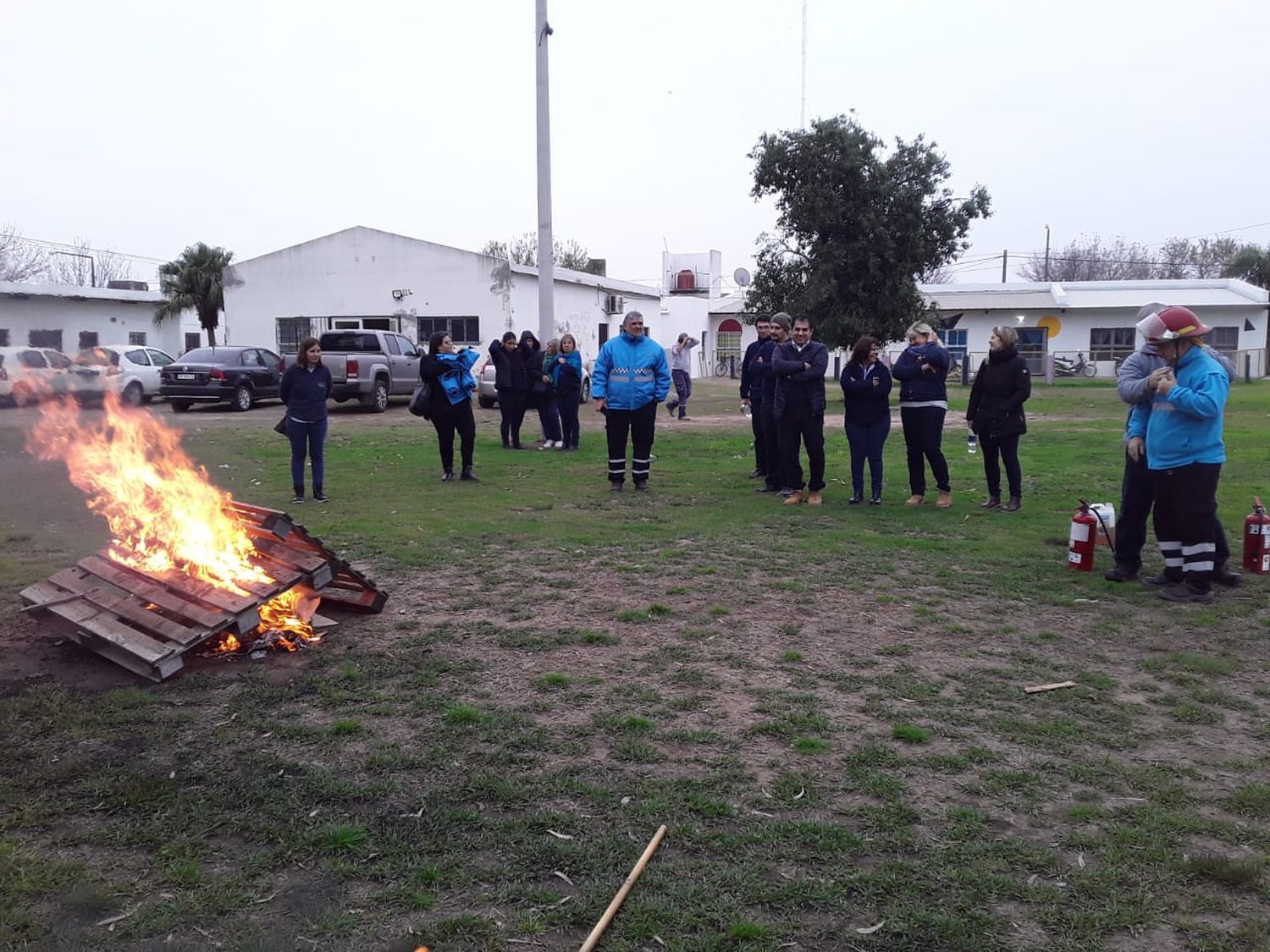 En abril vuelve el curso de protección contra incendios y uso de matafuegos