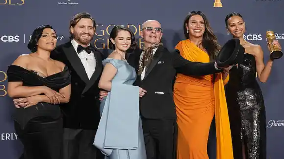 «Emilia Pérez» y «El Brutalista» triunfan en los Globos de Oro (+Lista de ganadores)