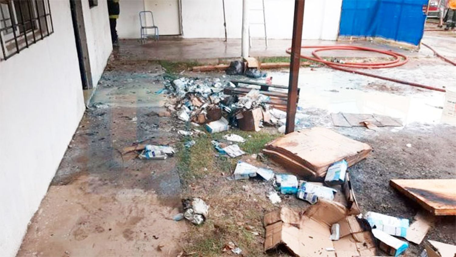 Se incendió una parte de Acción Social de la Municipalidad de Paraná
