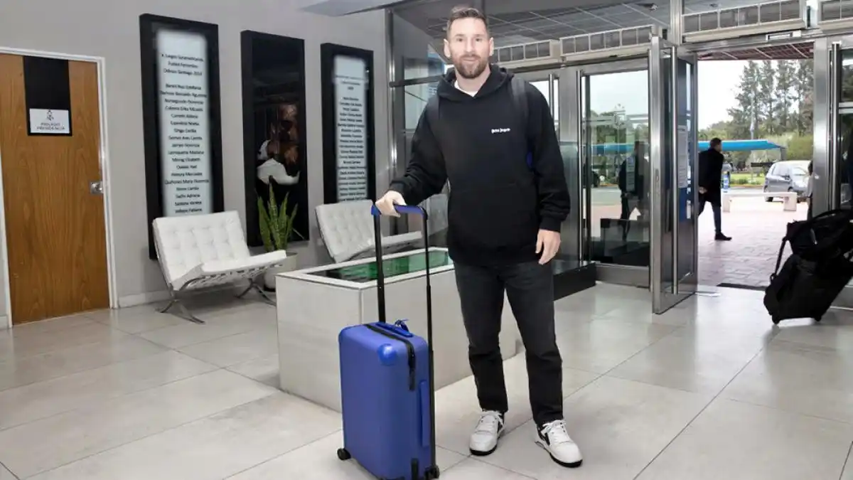 Messi ya está en Argentina.
