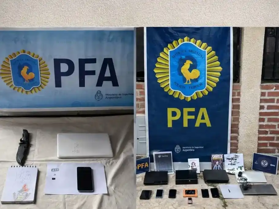 Elementos incautados por PFA