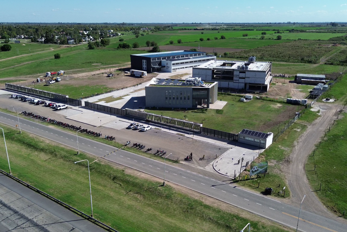 La construcción se lleva adelante en el campus de la Universidad Nacional de Rafaela (UNRaf