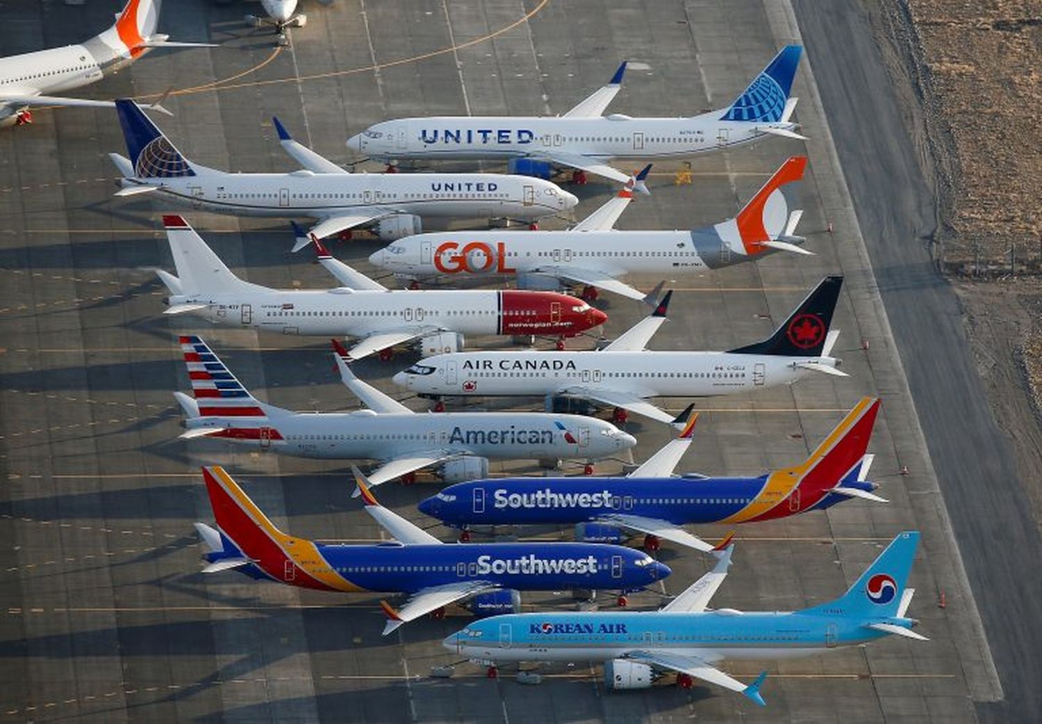 American, United y Southwest vuelven a aplazar la vuelta del 737 MAX