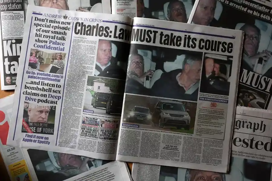 Detuvieron al ex Principe Andrés