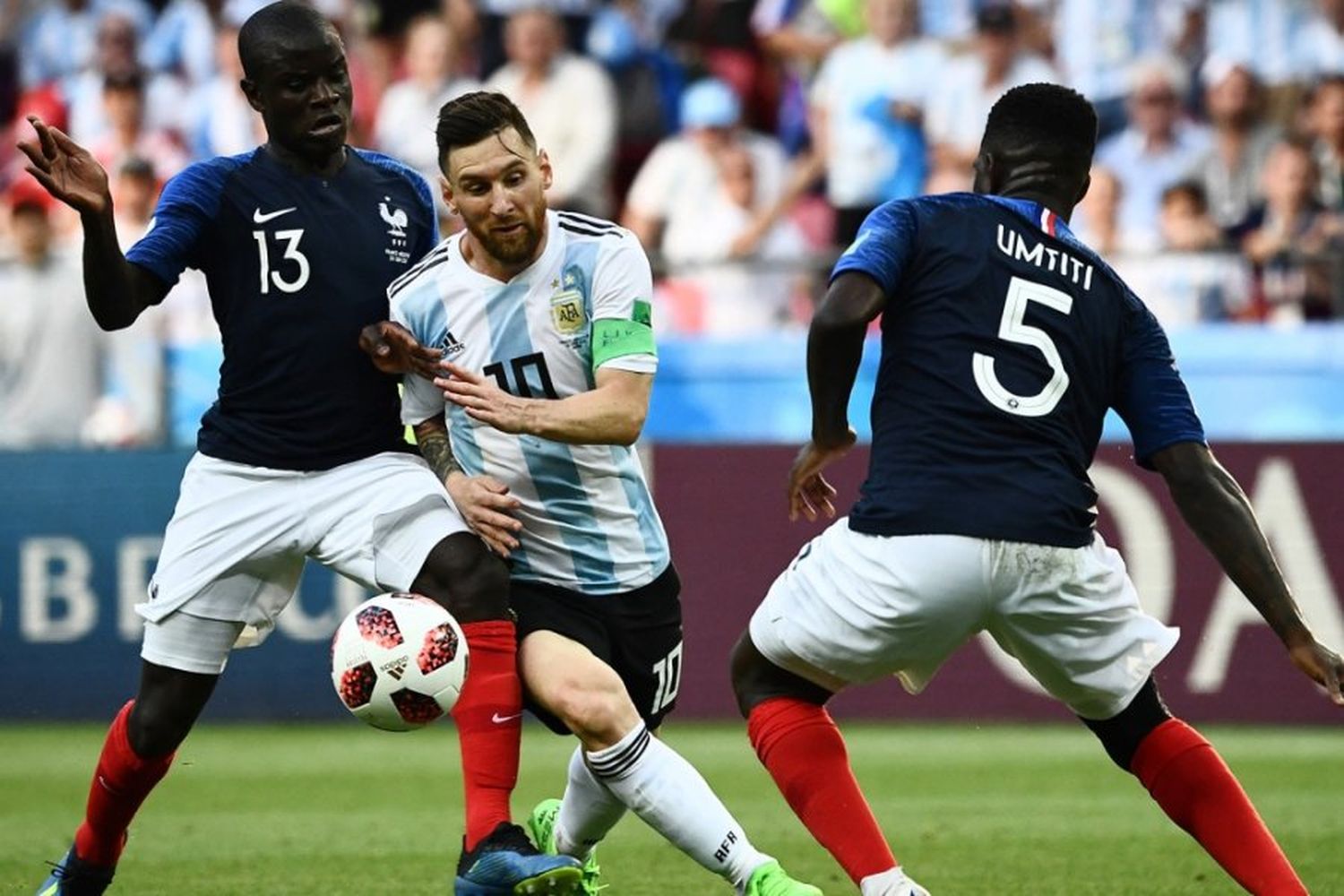 Argentina y Francia en su cuarto duelo mundialista