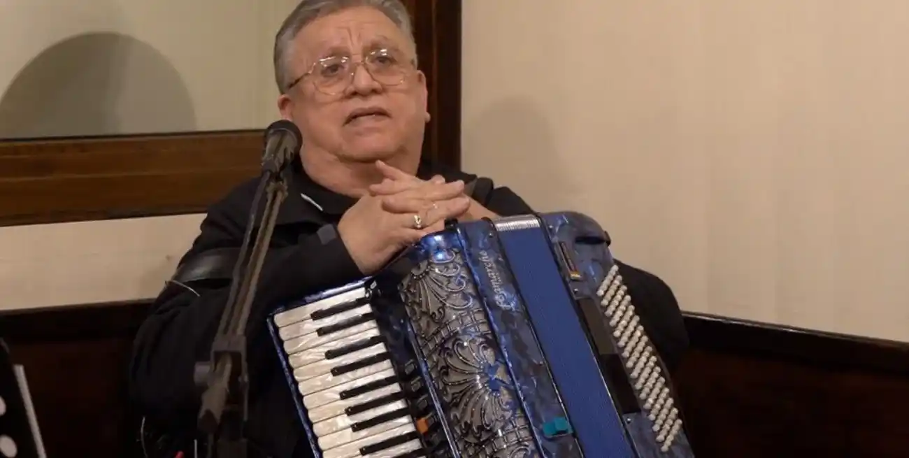 Marcos Camino, director de Los Palmeras, en una entrevista exclusiva con El Litoral hace algunos meses.